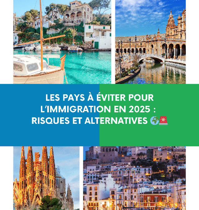 Pays à éviter pour l’immigration en 2025 : risques et alternatives